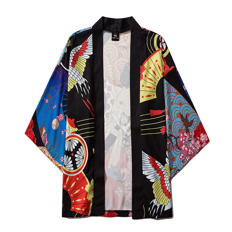 Áo Khoác Kimono Truyền Thống Nhật Bản Yukata Cho Nam Nữ
