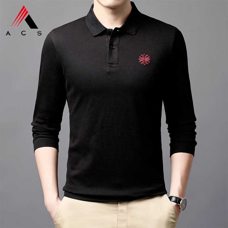 Áo thun polo nam tay dài thời trang