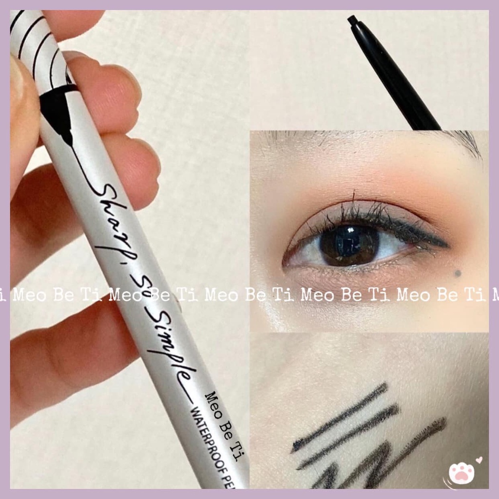 Chì kẻ mắt Clio Sharp,So Simple Waterproof Pencil Liner