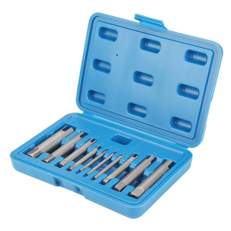Set 10 Dụng Cụ Tháo Gỡ Ốc Vít Bị Hỏng 3 / 4Flute Bền Và Chắc