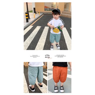 Quần Kaki lửng phong cách Hàn Quốc cho bé