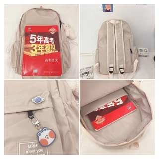 BALO TRƠN BASIC ULZZANG B03 (Sẵn)
