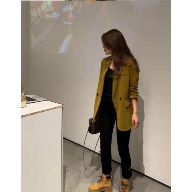 ÁO KHOÁC BLAZER VÀNG TÂY HOT HIT