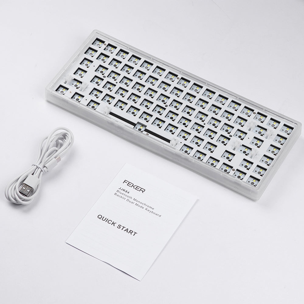 Bàn PhíM Cơ Gaming FEKER JJK84 T1 75% Bluetooth 5.0 / 2.4GHz / Có Dây