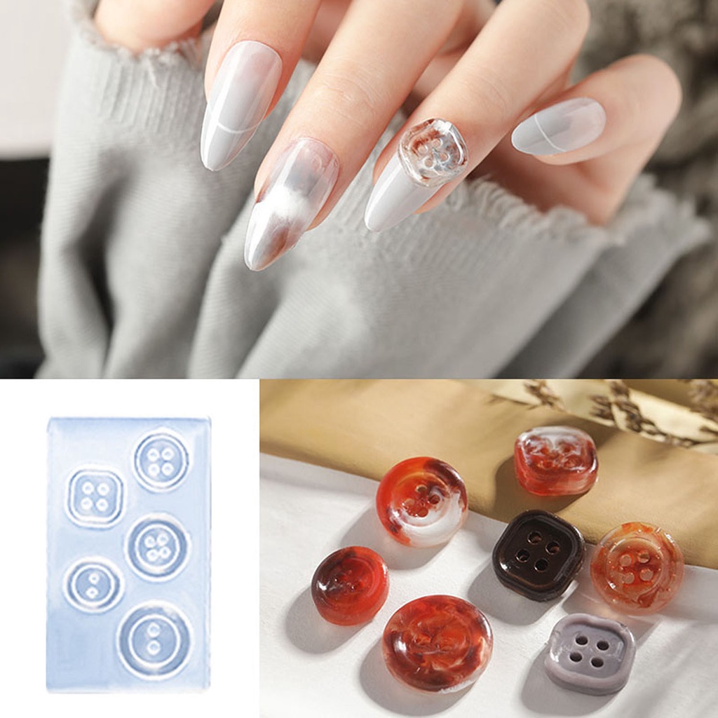 [Hàng mới về] Khuôn Silicon Làm Phụ Kiện Trang Trí Móng Phong Cách Nhật Bản