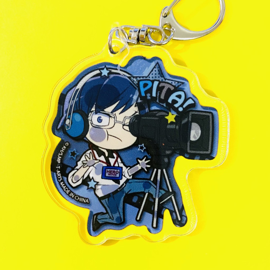 ( Mica trong acrylic ) Móc khóa in hình Boku no Hero Academia HỌC VIỆN ANH HÙNG ver PI/TA anime chibi xinh xắn