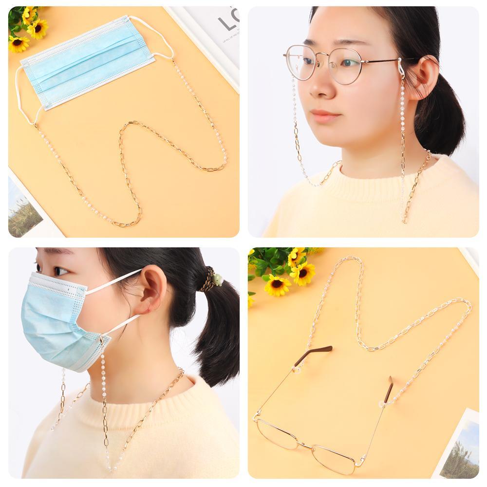 ESPO Dây Xích Kim Loại Đeo Mắt Kính Thời Trang