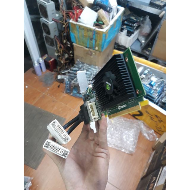 hàng chính hãng -  Card màn hình 1G Dr3 bo lùn hỗ trợ lắp máy đồng bộ bé | BigBuy360 - bigbuy360.vn