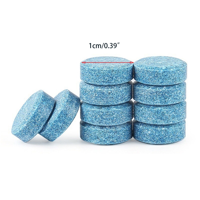 Set 10 Viên Sủi Vệ Sinh Kính Chắn Gió Xe Hơi Đa Năng