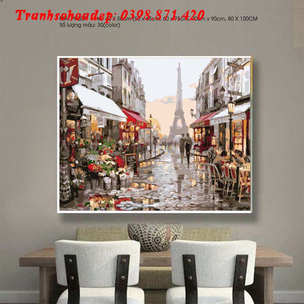 Tranh Sơn Dầu Số Hóa Chủ Đề Đường Phố T Art Gần Gũi Với Cuộc Sống Thường Ngày, Hàng Có Sẵn | BigBuy360 - bigbuy360.vn