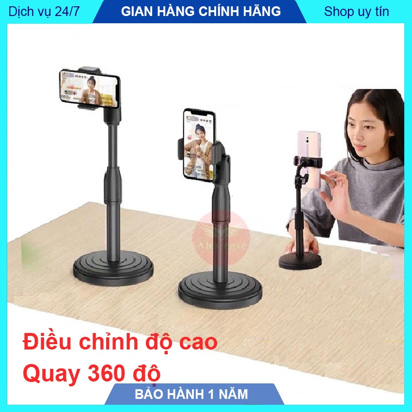 [Quay 360o] Giá đỡ điện thoại để bàn giá đỡ điện thoại đa năng quay 360 độ các khớp chắc chắn rất tiện lợi – DMtech