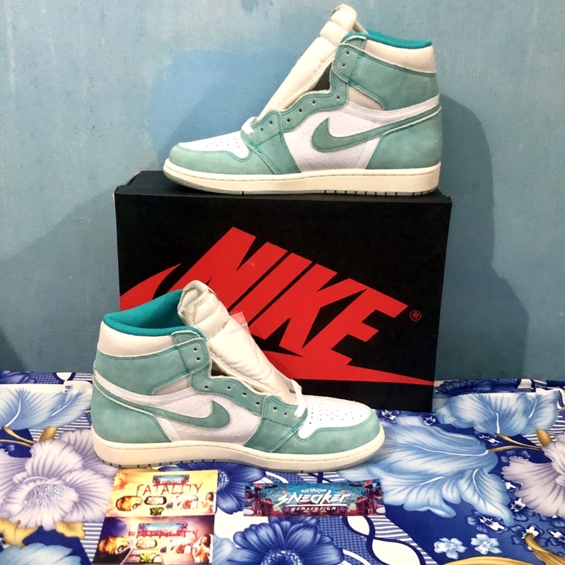 'Giày Cổ Cao' Nike Air Jordan 1 Retro High Turbo Green