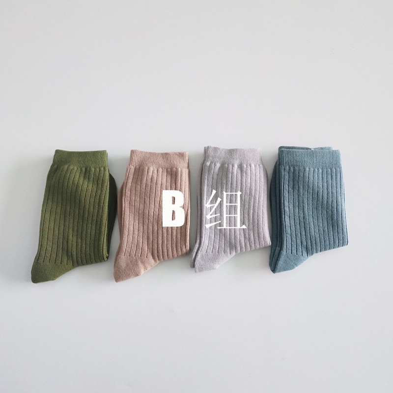 🤩 TẤT HÀN CỔ CAO CHẤT COTTON CHO BÉ (SET 4 ĐÔI)