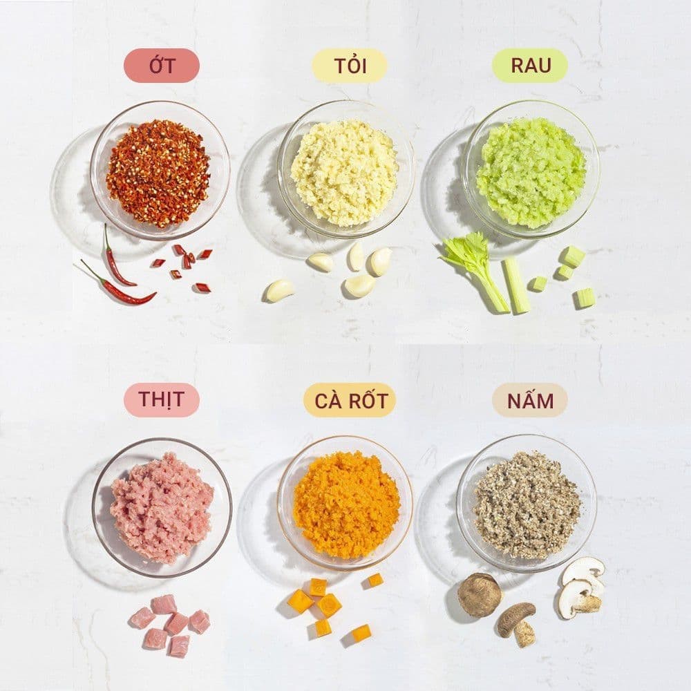 Máy xay thịt đa năng Sokany cối thủy tinh 2L 800W lưỡi dao kép 2 tầng siêu bền