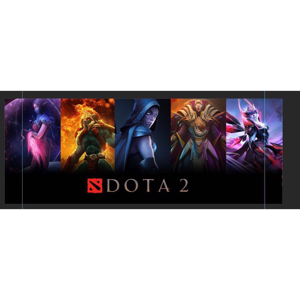 Lót chuột cỡ lớn pad chuột chuyên game siêu bền đẹp - Lót Dota , bàn di chuột S6 game cỡ lớn 30cm x 80cm