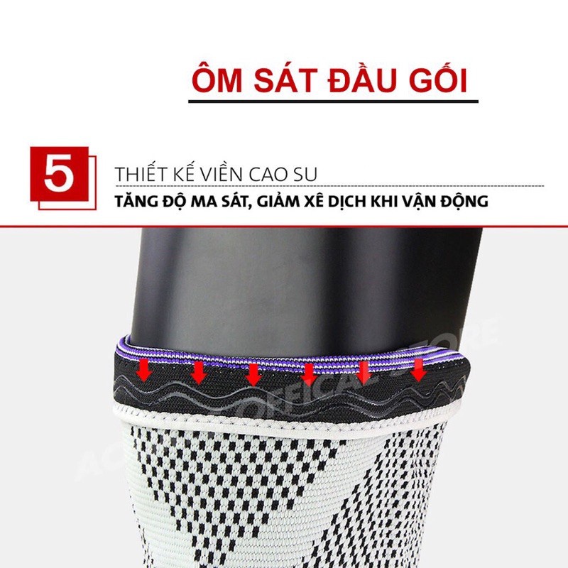 Đai Băng Gối Knee Support,đai Bó Gối Thể Thao Silicon Cao Cấp,có 2 Lò Xo Trợ Lực Hỗ Trợ Chơi Thể Thao