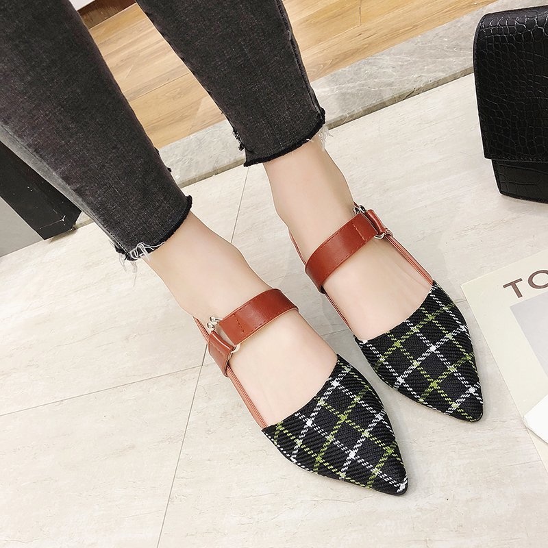 Giày sandal cao gót  IELGY mũi nhọn phong cách Hàn Quốc thời trang cho nữ