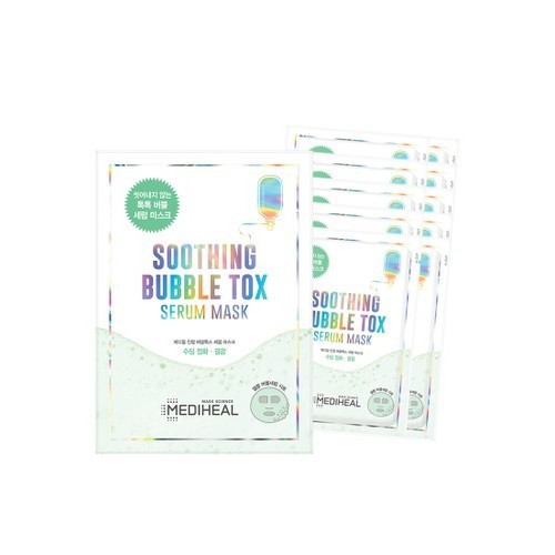 Mặt Nạ Sủi Bọt Thải Độc, Cấp Ẩm, Làm Dịu Da Mediheal Soothing Bubble Tox Serum Mask 25ml