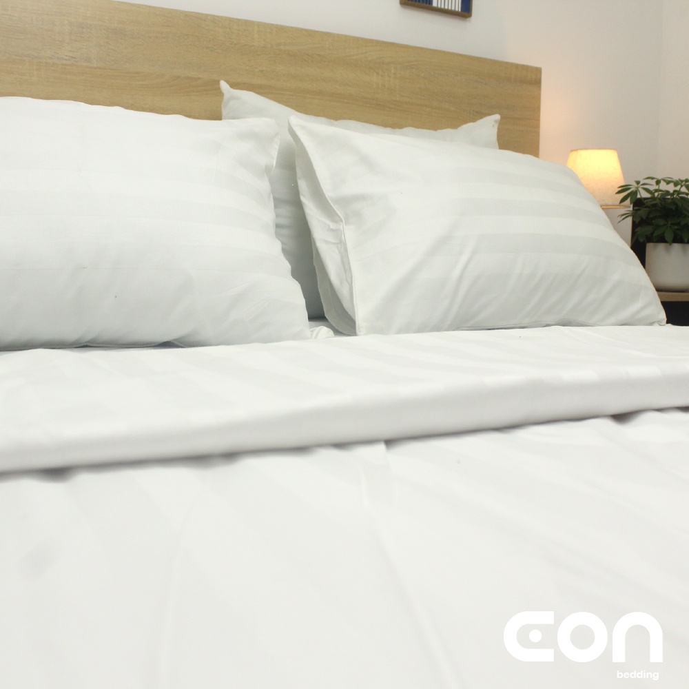 Chăn Ga Khách Sạn Trắng Cotton 100% Conbee