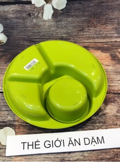 Thanh lý nghỉ bán Khay ăn dặm BLW TRÒN Nhật Bản