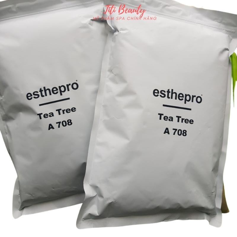 Mặt nạ bột dẻo ESTHEPRO TEA TREE ALGAE RUBBER 708 2000ml chuyên dành cho da mụn da dầu da nhạy cảm