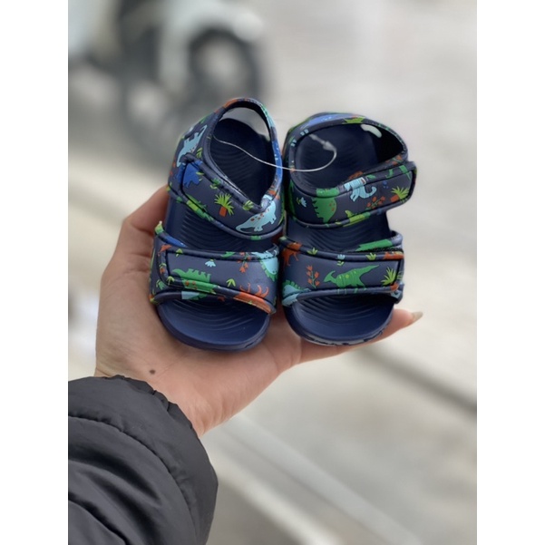 Dép quai siêu nhẹ hình khủng long cho bé