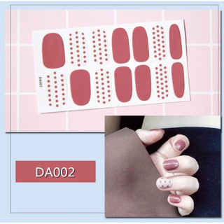 Bộ dán móng tay gồm 14 nail sticker / DA1-20