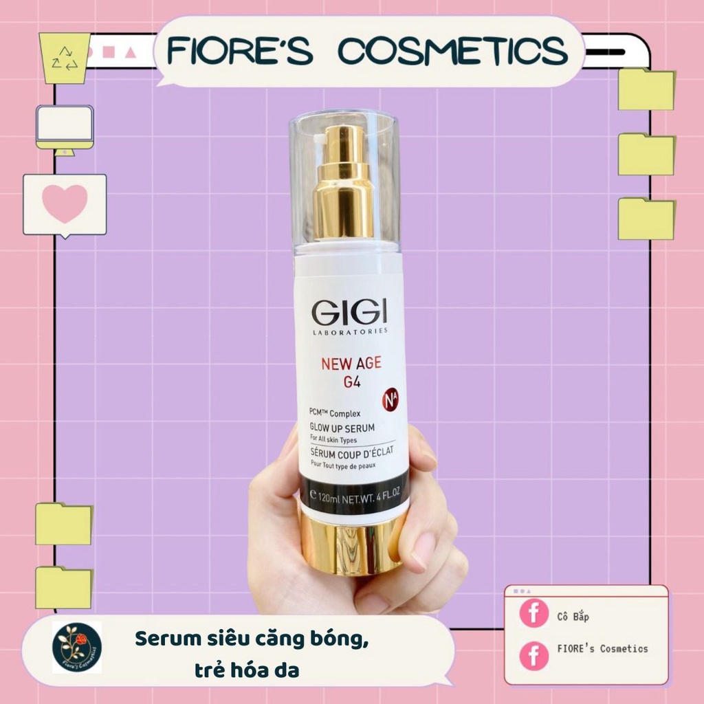 Serum siêu căng bóng, trẻ hóa Gigi New Age A4 GLOW UP Serum