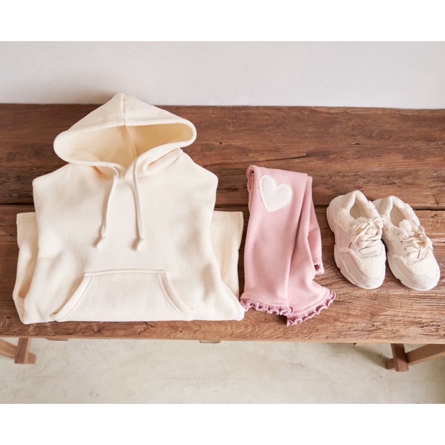 Váy bé gái Hàn Quốc Bebezoo dài tay _ Hoodie