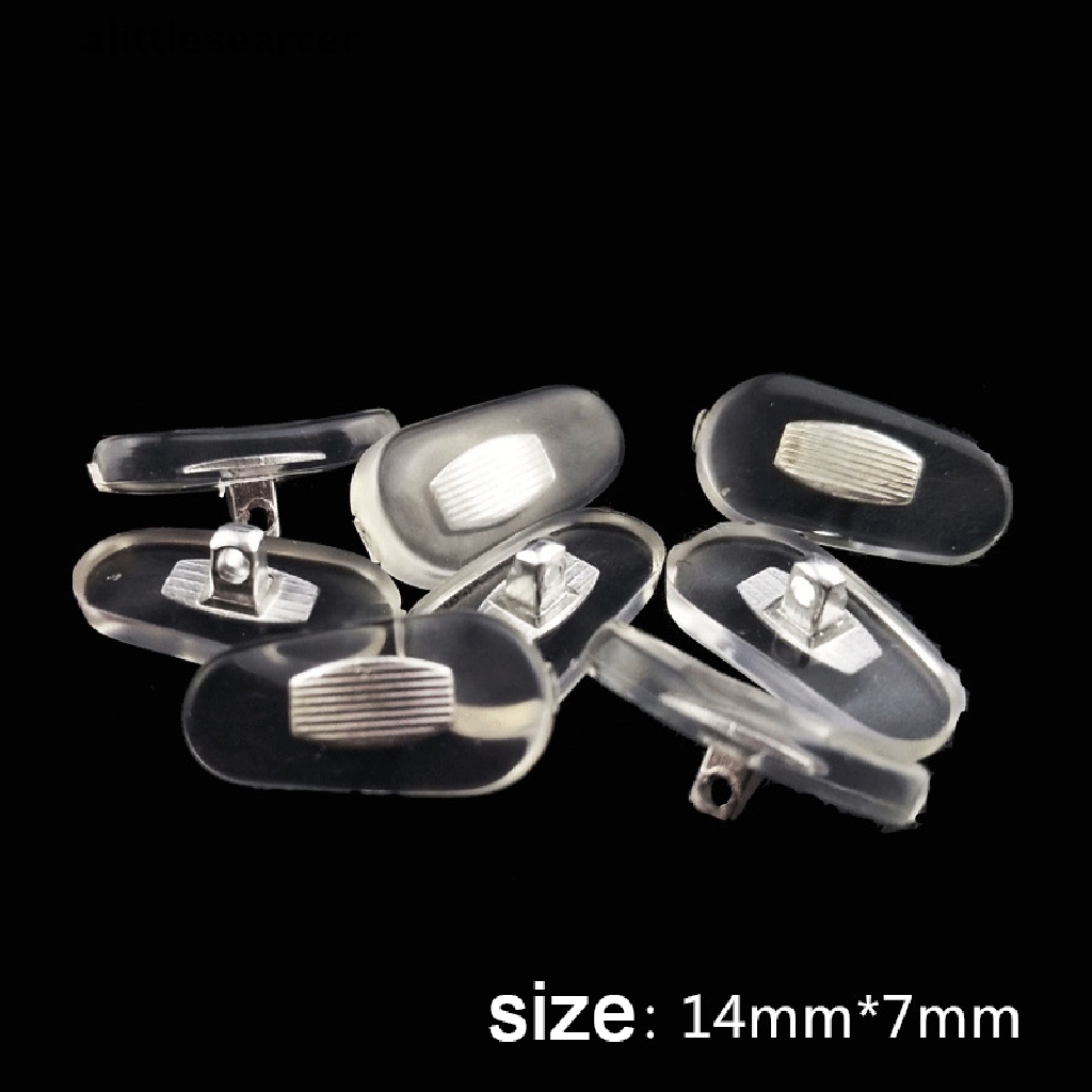 10 Miếng Đệm Mũi Cho Mắt Kính Chất Liệu Silicone