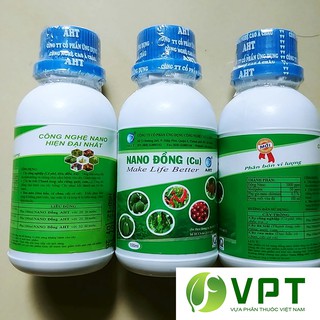 Nano Đồng chống rét, diệt nấm khuẩn chai 500ml