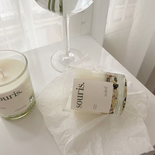 Nến thơm Soleil - Decor sáp trong và hoa khô