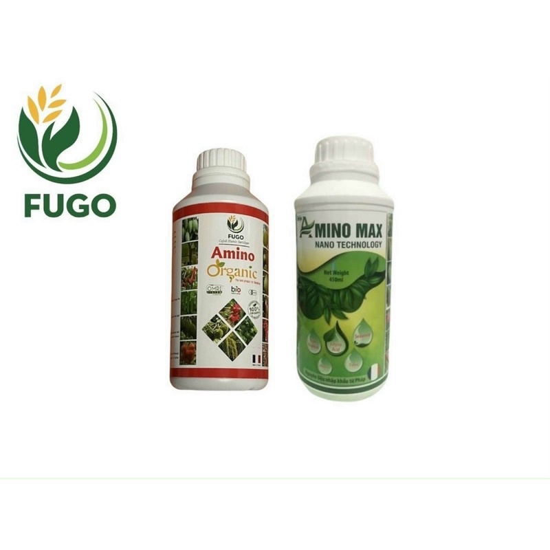 Combo Amino Max + Amino Organic BUNG CHỒI - KÉO ĐỌT - XANH LÁ - MÁT CÂY( nguyên liệu nhập từ Pháp)