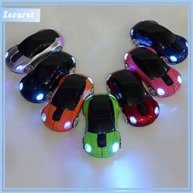 Chuột Không Dây Zevaret Mini 2.4G Hình Xe Hơi