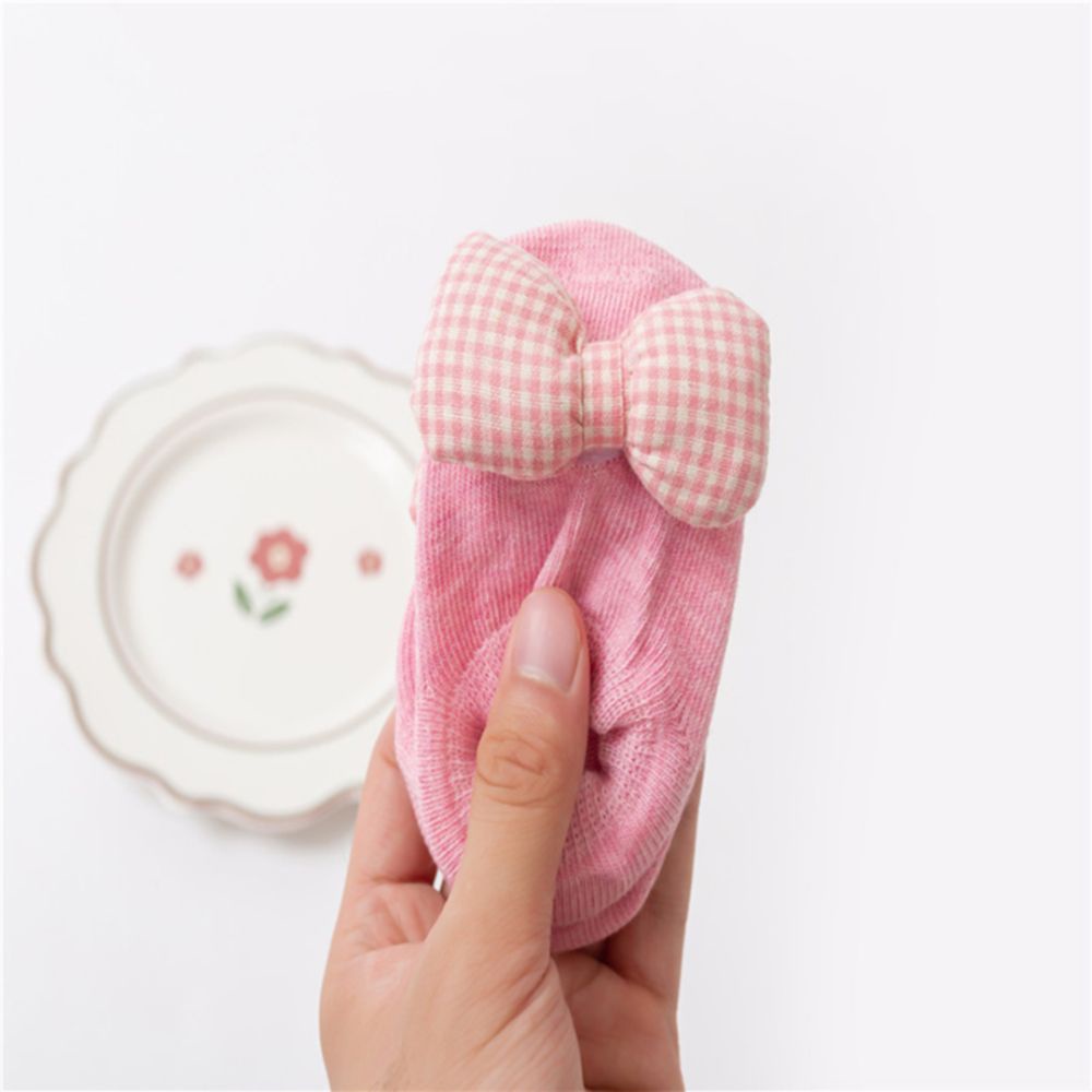 Tất họa tiết nơ sang chảnh cho bé gái chất liệu cotton  mềm mại