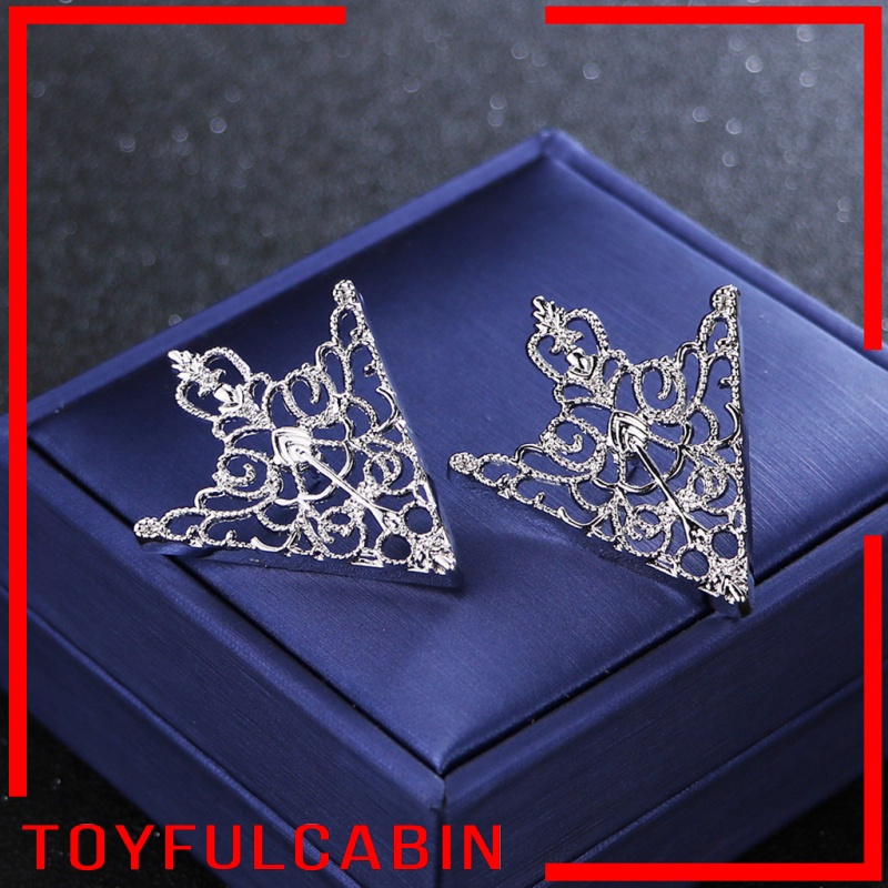 Ghim Cài Cổ Áo Hình Tam Giác Dành Cho Nam