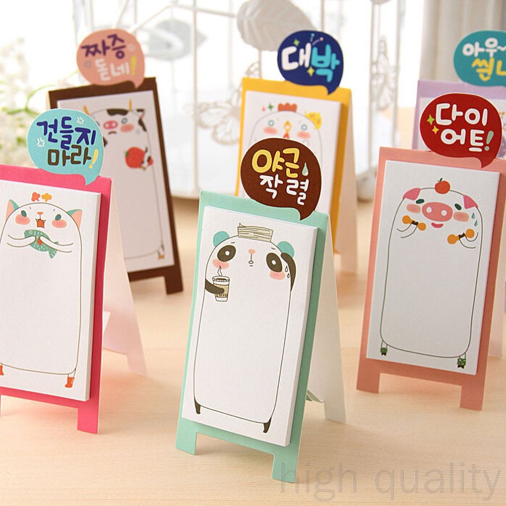 Miếng Dán Ghi Chú Kiểu Hàn Quốc Runbu998