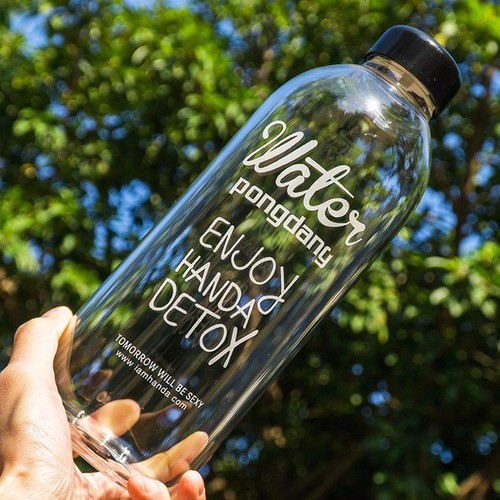 Bình Đựng Nước Trong Suốt Pongdang 1000ml tặng túi đựng bình sang chảnh - BDT | BigBuy360 - bigbuy360.vn