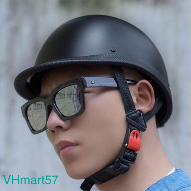 Mũ Bảo Hiểm Đua Ngựa Nam Nữ  Viền Da,Viền Chỉ