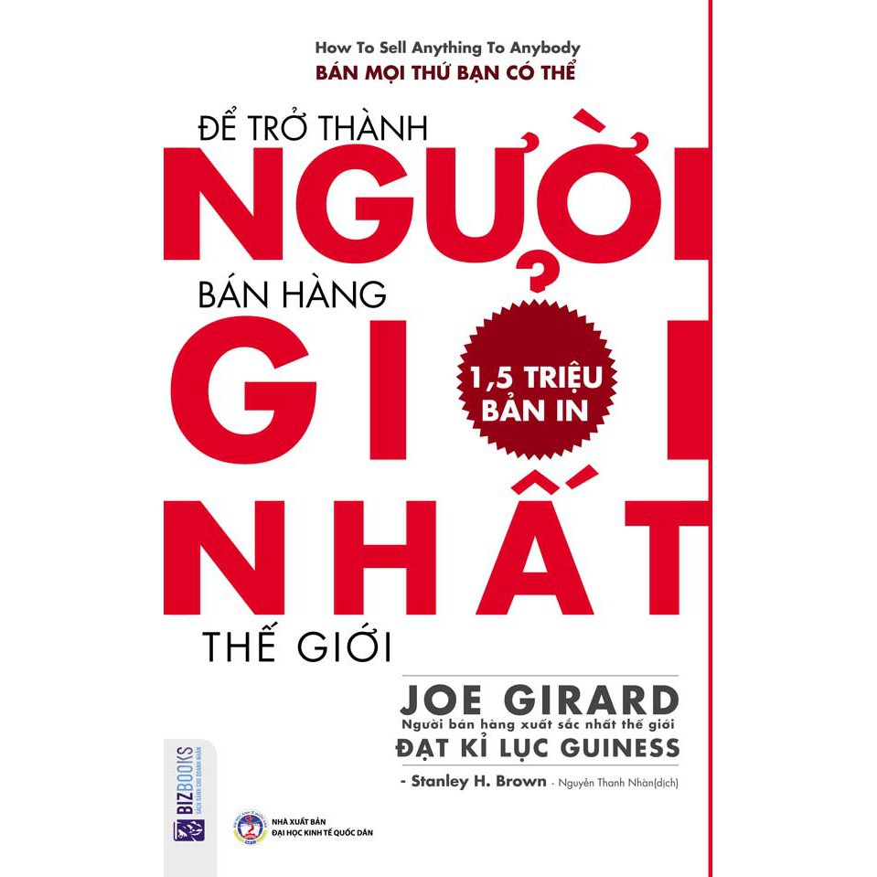 Sách - Để Trở Thành Người Bán Hàng Giỏi Nhất Thế Giới