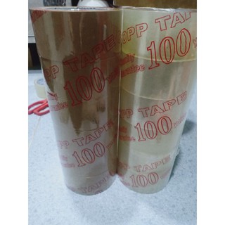 1 cuộn băng keo trong , vàng 5f-100y,1cây 1kg 6 cuộn 🍒👍