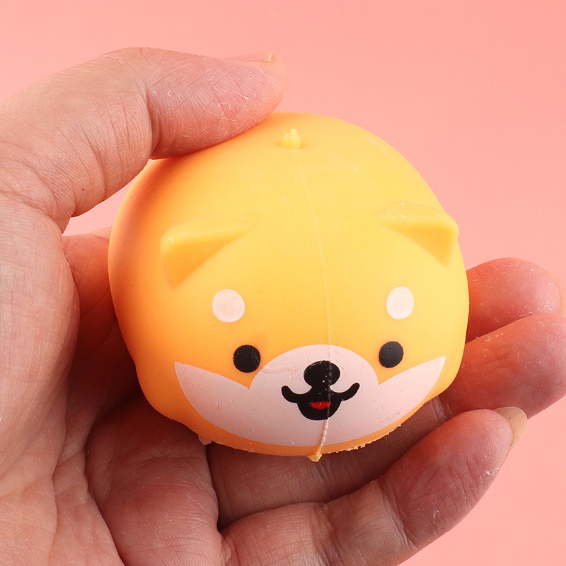 CHÓ SHIBA VÀNG Squishy GUDETAMA dẻo siêu kute kéo dài mẫu mới 2021 ngộ nghĩnh mochi slime