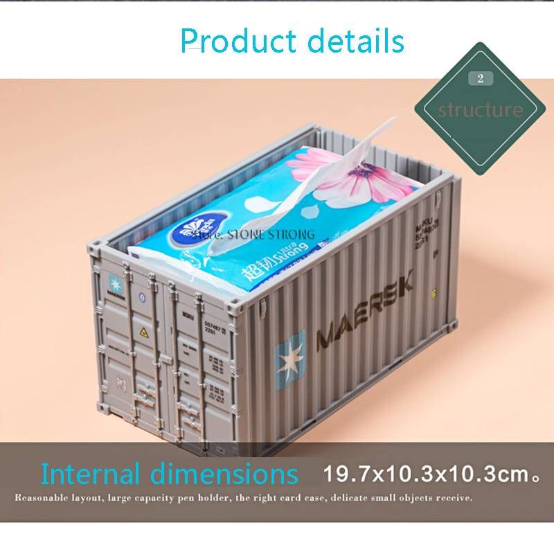 Hộp đựng giấy mô hình thùng container