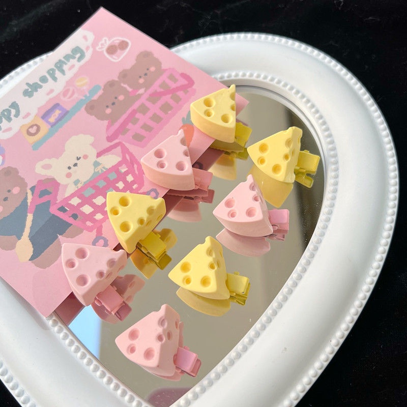 Kẹp Tóc Hình Phô Mai Dễ Thương Dành Cho Nữ