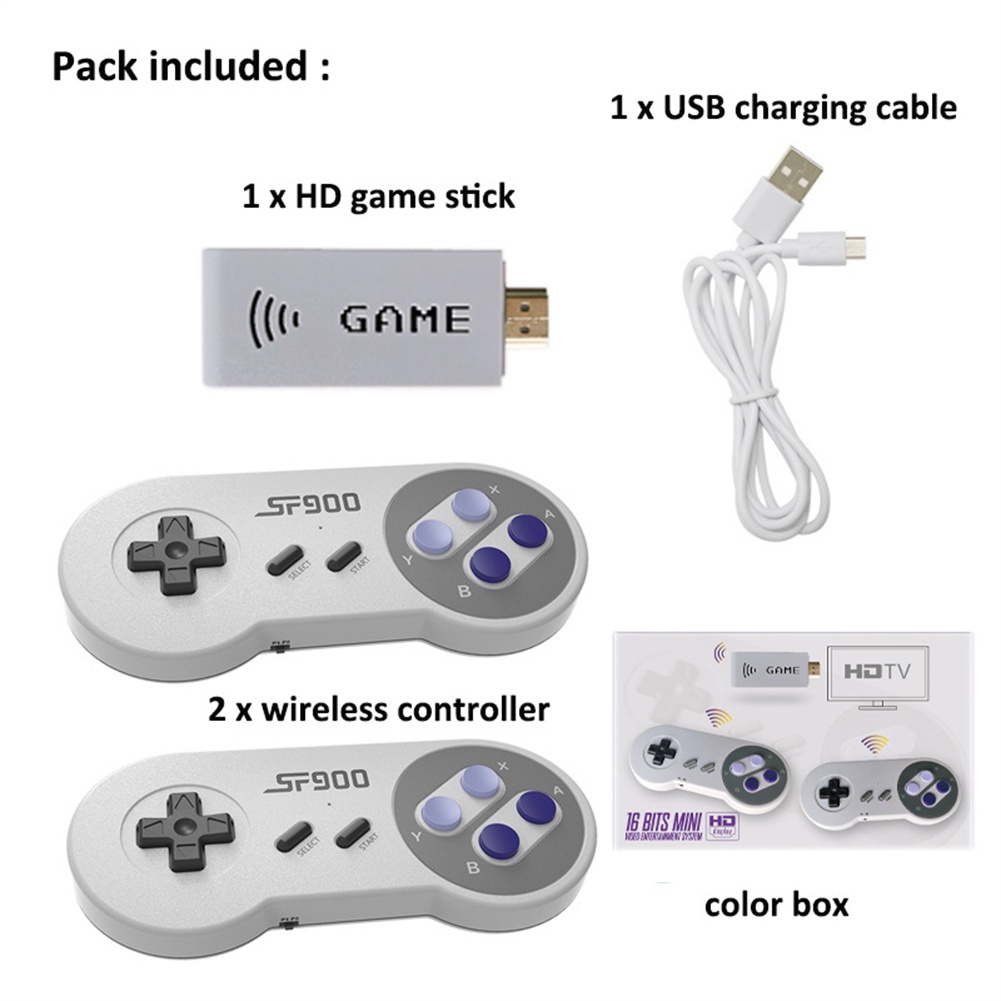 Máy Chơi Game Tv Gia Đình Mini Độ Nét Cao 2.4G Không Dây M8 Ps1 Okase