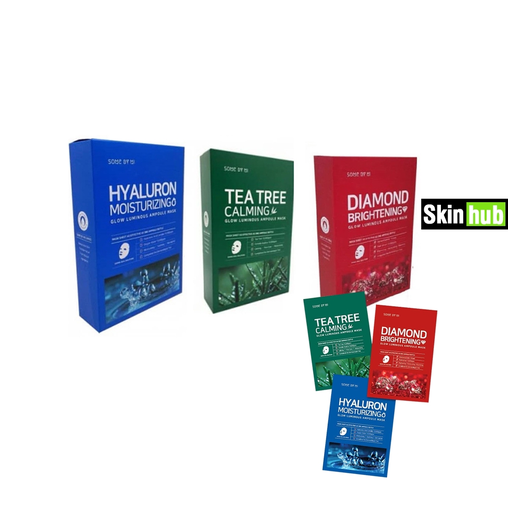 Mặt na dưỡng da some by mi glow luminous ampoule mask 25gr skin hub