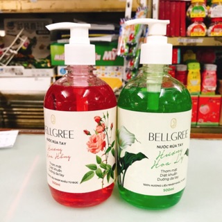 NƯỚC RỬA TAY BELLGREE HƯƠNG HOA HỒNG - HOA LY 500ML