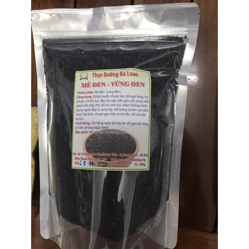 mè đen rang (500g)