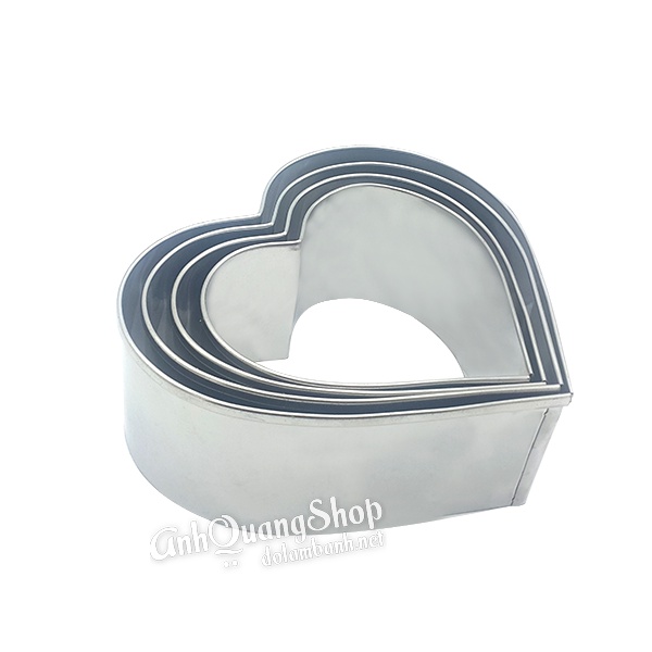 Khuôn mousse tim thành 8 cm