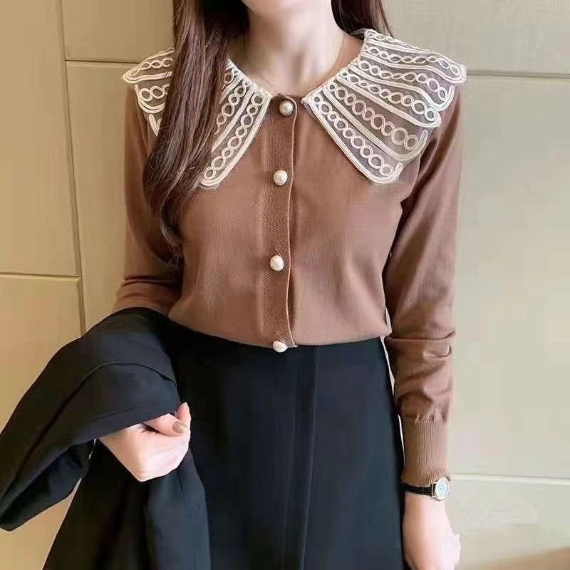 Áo Len cổ bèo #